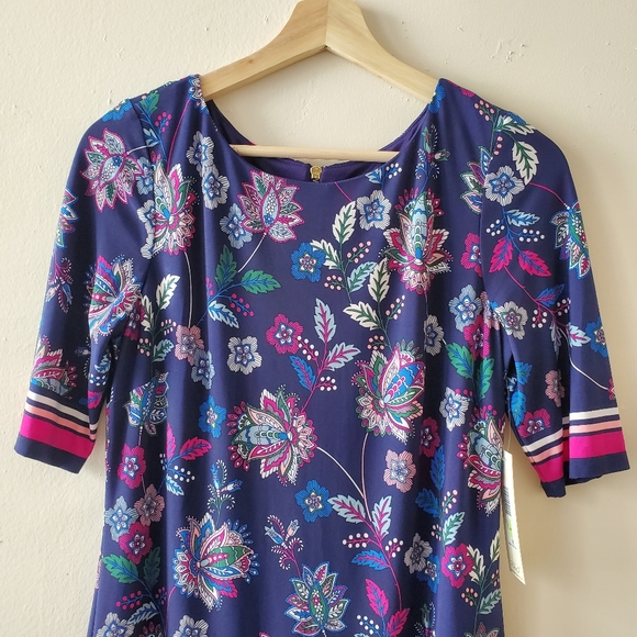 ELIZA J Floral Stripe Sheath Dress - Picture 7 of 10